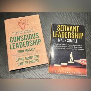 Conscious Leadership & Servant Leadership Book Set